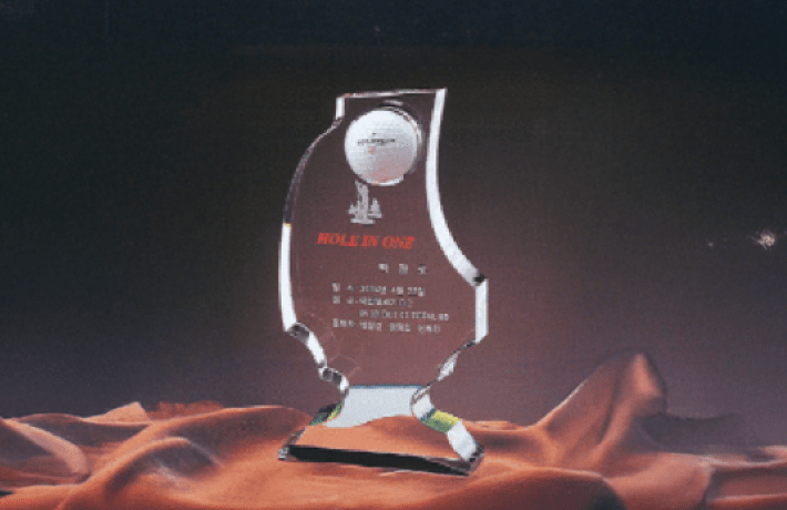 크리스탈 상패 사진